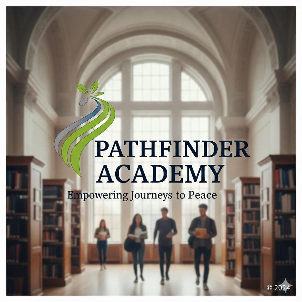 Image of students walking the halls of Pathfinder Academy